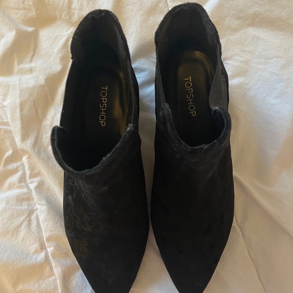 Topshop velvet booties - Picture 4 of 7